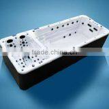 Wonderful Design Acrylic Outdoor Swimming Pool/swim Spa With Massage Area SRP-650 thumbnail-4