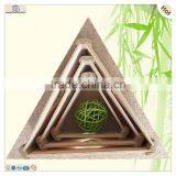 Cheap Triangle Laser Cutting Lacy Wooden Chocolate Pot Box thumbnail-2