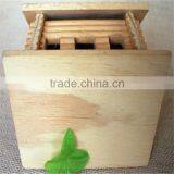 Wood Carved Bird Houses Miniature Wood Crafts Houses Wooden Houses With Three Window thumbnail-4