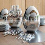 Brass Handicrafts Silver Plated Party 24 Pcs Flatware Holder thumbnail-1