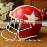 Vintage Style Resin Motorbike Helmet Prop Decoration thumbnail-2