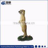 Custom resin animal figurine artficial mongoose figurine model