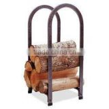 wrought iron log rack