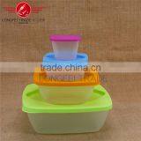Household Colorful 4pcs Plastic Preservation Box/ Fressness Bowl /crisper Mould thumbnail-1