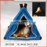 Solar Light Part Charming Fox Resin Solar Light for Garden Grass Yard thumbnail-1