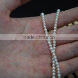 Newly 3mm White Freshwater Pearl Strand thumbnail-3