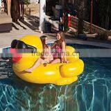 2017 Hot Selling Leasure Giant Yellow Duck Inflatable Pool Float Outdoor Swim Raft Water Party Lounge for Kids and Adults thumbnail-4