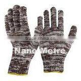 NMSAFETY Bleached Polycotton String Cheap Winter Knit Gloves
