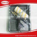 5pcs Roller Brush Set, 34.5*25cm Plastic Tray+18cm Acrylic Roller Cover+dia7.8mm Roller Handle+50mm Brush+18mm Round Shape Bursh thumbnail-1