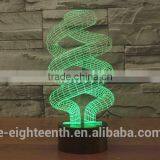 2016 Best Seller Lovely Amazing Visual Illusion Light Touch Panel 3D Lamp for Christmas Decoration thumbnail-2