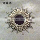 Competitive Price Decorative Gold Sun Shaped Wall Mirror thumbnail-3