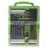 108pcs Metal Drill,wood Drill and Masonry Drill Set in Blow Mold Case