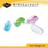 High Quality Transparent Plastic Small Handle Cleaning Bath Brush thumbnail-4