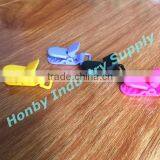 42mm Long Assorted Colors Plastic Clips For Pacifier Holders thumbnail-2