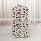 280GSM New Design Print Spandex Thicken Lycra Stretch Universal Heavy Scuba Chair Cover For Wedding Party Decoration thumbnail-3