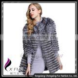 CX-G-A-40B Lastest Design New Fashion Woman Winter Silver Fox Fur Clothes thumbnail-4