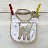 Baby Wear Cute Emobroidered Waterproof Baby Bib thumbnail-1