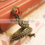 Fashion Snake Rings With Rhinestone, Fashion Antique Rings, Personalized Rings thumbnail-1