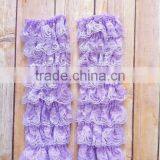 Newborn Infant Baby Ruffle Chiffon Leg Warmer Cute Knitted Winter Autumn Legging thumbnail-3