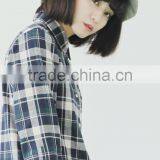 100% Cotton Flannel Plain for Girls' Shirts Anti-pilling Flannel Shirt for Girls thumbnail-4