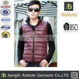 2015 Hot Style Customized Outdoor Casual Men Winter Jacket Vest,Down Gilet thumbnail-1
