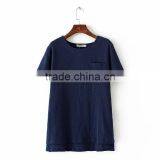 2017 Summer Round Neck Loose Design Women T-shirt thumbnail-1