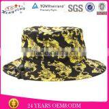Adjustable Size Custom Tweed Floral Bucket Hat For Wholesale thumbnail-2