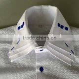 Solid White French Cuff Latest Design Men's Dress Shirt Dobby 100% Cotton thumbnail-2