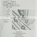 Multi-Line Decorative Foot Border Guide Foot for Pfaff #821082096 thumbnail-3
