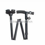 Old People Medical Get up and go Cane With Double Grab Handle and LED Walking Stick thumbnail-1