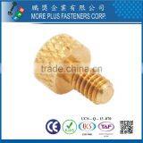 Made in Taiwan Brass M4 Knurled Head Diamond Thumb Screw thumbnail-6