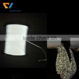 Dongguan Cheng Wei double side grey very soft polyester reflective yarn for knitting clothing