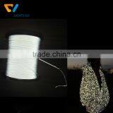 Dongguan Cheng Wei Double Side Grey Very Soft Polyester Reflective Yarn for Knitting Clothing thumbnail-1