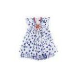 Summer custom Woven Cute Cotton baby knitted dress patterns, Casual Skirt With Cap sleeve