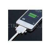 White Three In One Universal Micro USB Charger Cable For IPhone4 , FCC thumbnail-1