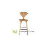 kitchen counter Norman Cherner Bar Stool Chairs with back Replica CH218 Walnut