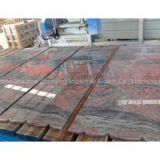 Chinese Multicolor Red Granite Flooring 600x300x20mm Polished