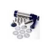 Stainless Home - Made Cookie Press Gun Biscuit Making Machine, Equipment With 8 Nozzles thumbnail-1