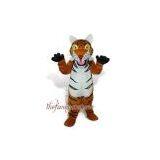 Fur Yellow Tiger Mascot Costume Christmas Party Dress