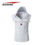 Hot Sale Cotton Custom Mens Singlets With Hood thumbnail-1