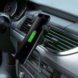 Metal Air Vent Car Holder With Wireless Fast Charger thumbnail-3