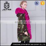 Modern and Fashionable Real Fur Trimmed Coats With Warm Hodded thumbnail-3