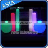 Beautiful Party Decoration Inflatable Pillar With Led Light