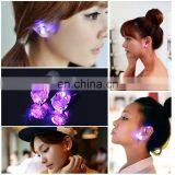 9 Colors Christmas Light Up LED Earrings Studs Flashing Blinking Earrings Dance Party Accessories Unisex for Men thumbnail-1