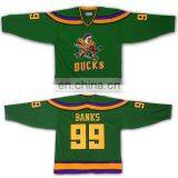 #00 GERMAINE Mighty Ducks Movie Ice Hockey Jersey thumbnail-1