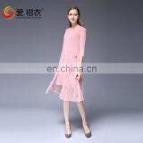 Dongguan Clothes Factory Women Wear Pure Color Casual Outdoor Dresses thumbnail-1