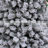 2017 New Big Size Tall Snowing White Christmas Tree Decorations Frosted Snow Artificial Christmas Trees Wholesale China thumbnail-5