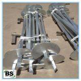 Galvanized Steel Round Shaft Helical Pile thumbnail-4