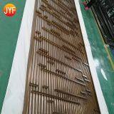 Foshan Factory Home Decoration Gold Finish Stainless Steel Room Divider Laser Cut Decorative Metal Screens thumbnail-3