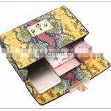 2020 Ladies PU Leather Shoulder Flap Bag Fashion Snake Skin Print Elegant Purse thumbnail-5